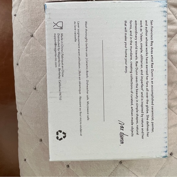 NIB Rae Dunn Savor and Enjoy Bowl Set - Picture 5 of 7